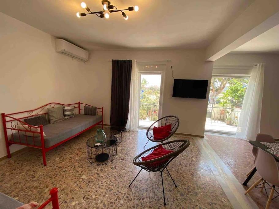 New! Flower Patio House 2 Bdr - Bbq - Wash Machine Lávrion Esterno foto